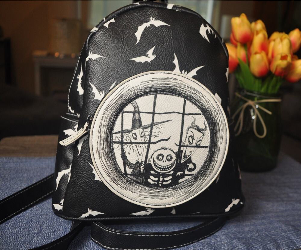 Danielle Nicole Nightmare Before Christmas Mini Backpack Lock Shock Barrel